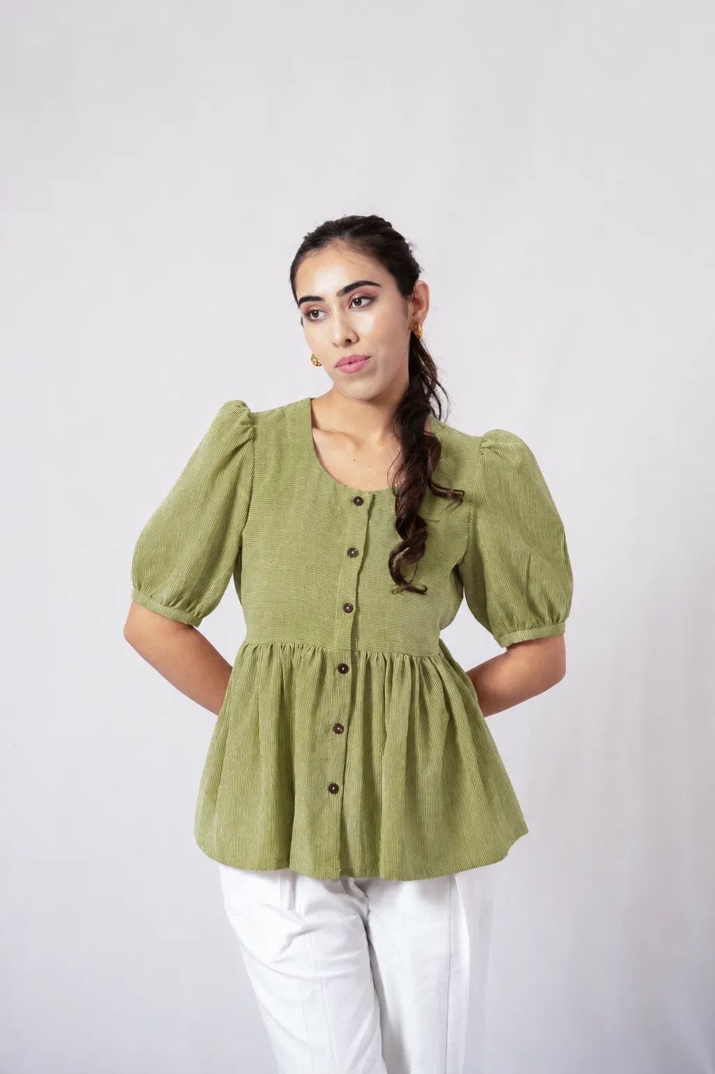 Srichu button down blousant